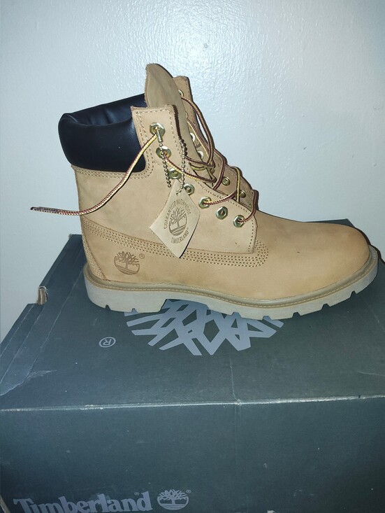 Timberland Other - Timberland Wheat Nubuck Boot with Black Collar